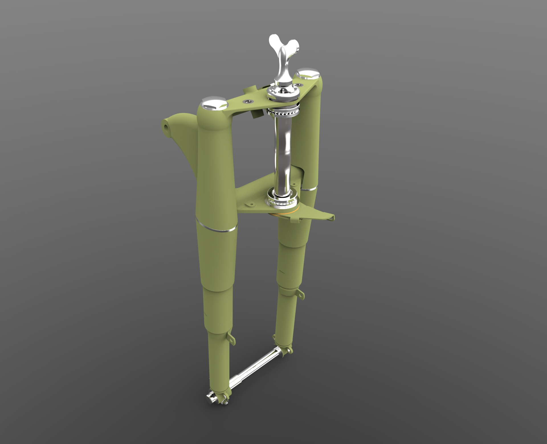 摩托车项目前叉总成